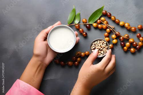 Traditional meal for iftar in time of ramadan