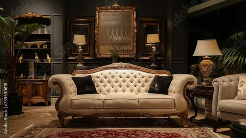 Stylish living room interior with comfortable sofa --ar 16:9 --v 6 Job ID: e4f68991-5234-48d5-89bb-a7d1f43e5fa4