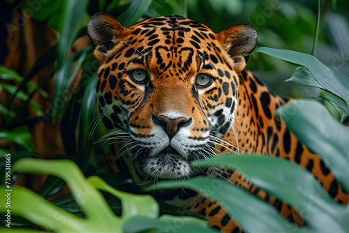 Close-Up of Jungle s Jaguar