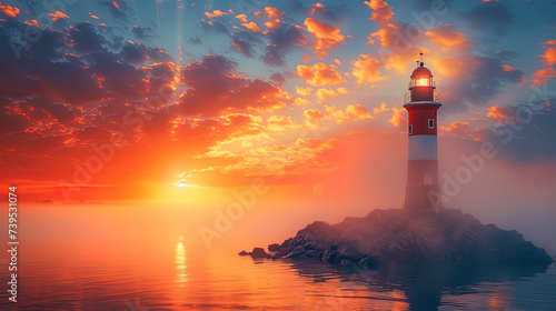 A schedule that is confidently increasing, like a lighthouse guiding a course towards succes