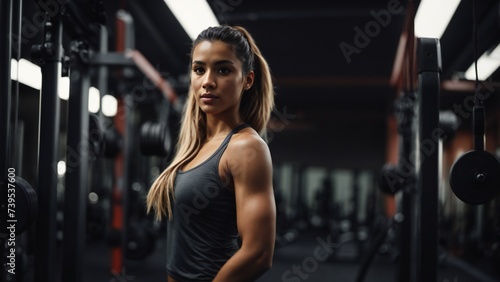 woman in gym