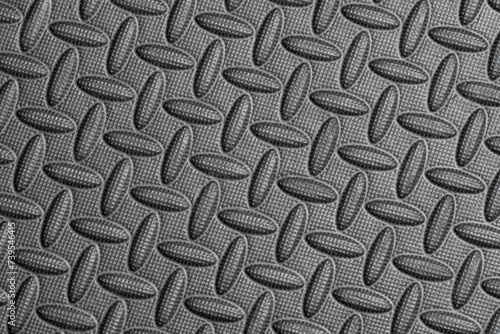 Closeup of textured gym floor mat made of eva foam