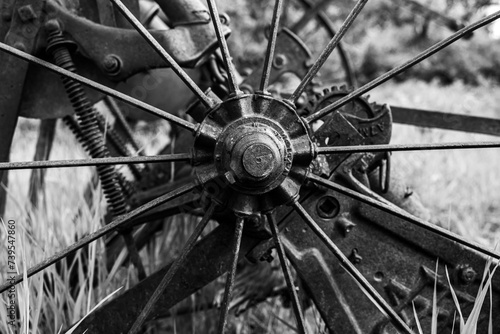 Abandond Farm Implement Wheel