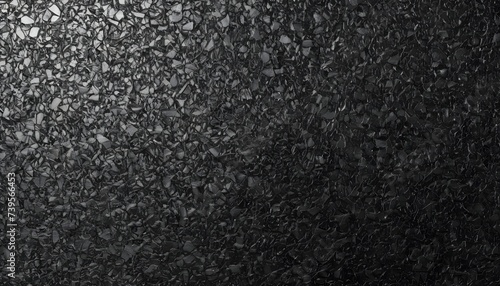 Abstract black texture with silver accents. Decorative wallpaper.