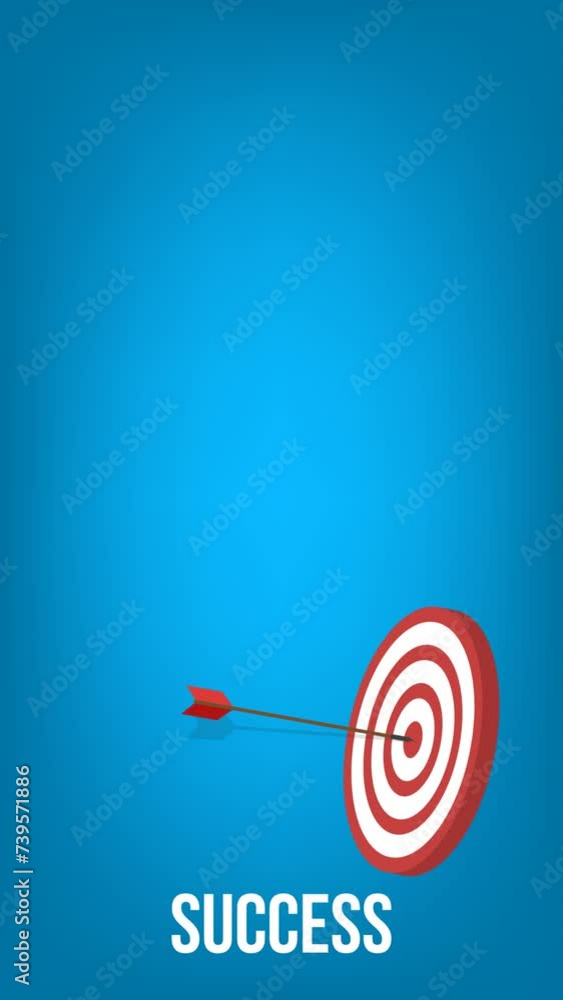 Target and arrow. Success concept.
Target and arrow. Success concept.