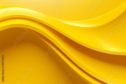 Yellow wave gradient background. Curve banner. © DYNECREATIVE