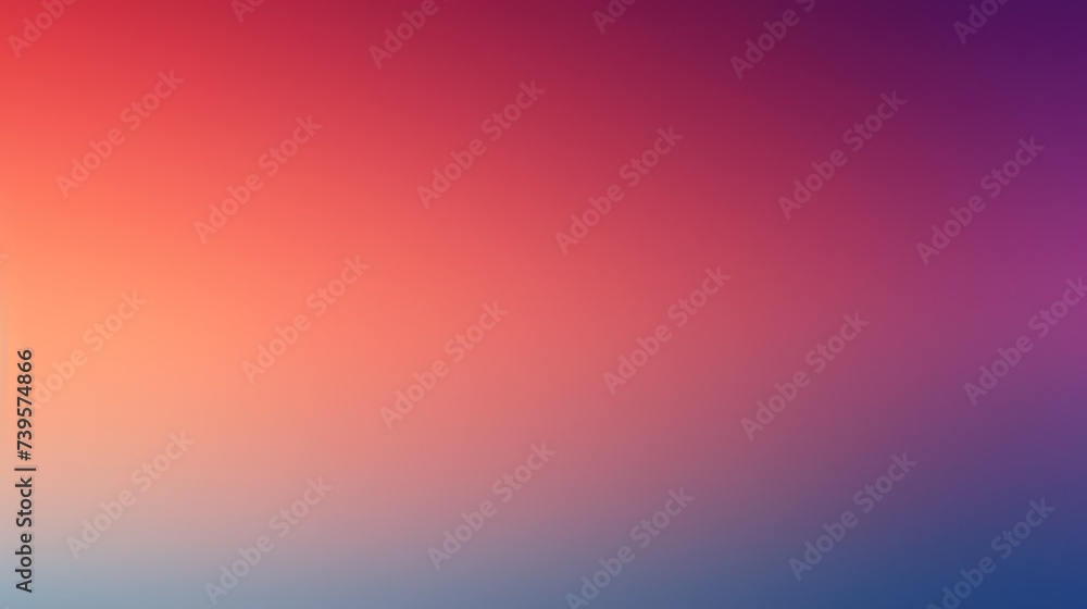 Gradient Sky From Warm Red to Cool Blue at Dusk. Fantasy backdrop, background, wallpaper.