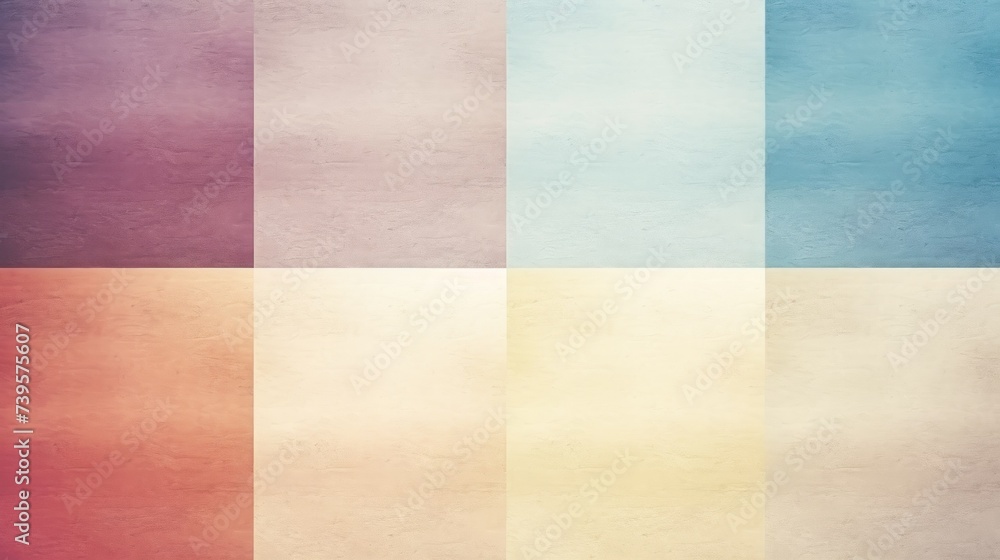 Fototapeta premium Colorful Abstract Square Pattern Background. Grunge backdrop, copy space, 8 frames.