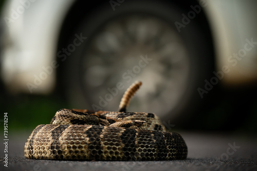 Timber rattlesnake (Crotalus horridus) photo