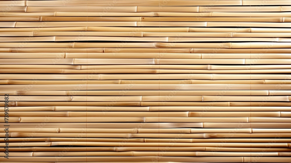 A close-up of a woven bamboo texture A close-up of a woven bamboo texture