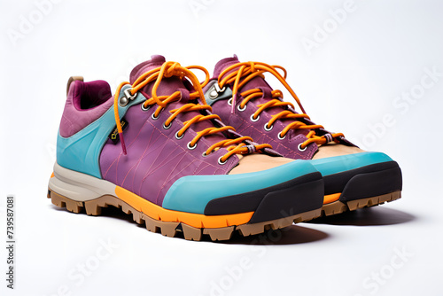 Trekking shoe, product photo of a trakking shoe, make sport, go on a trek with trekking shoes