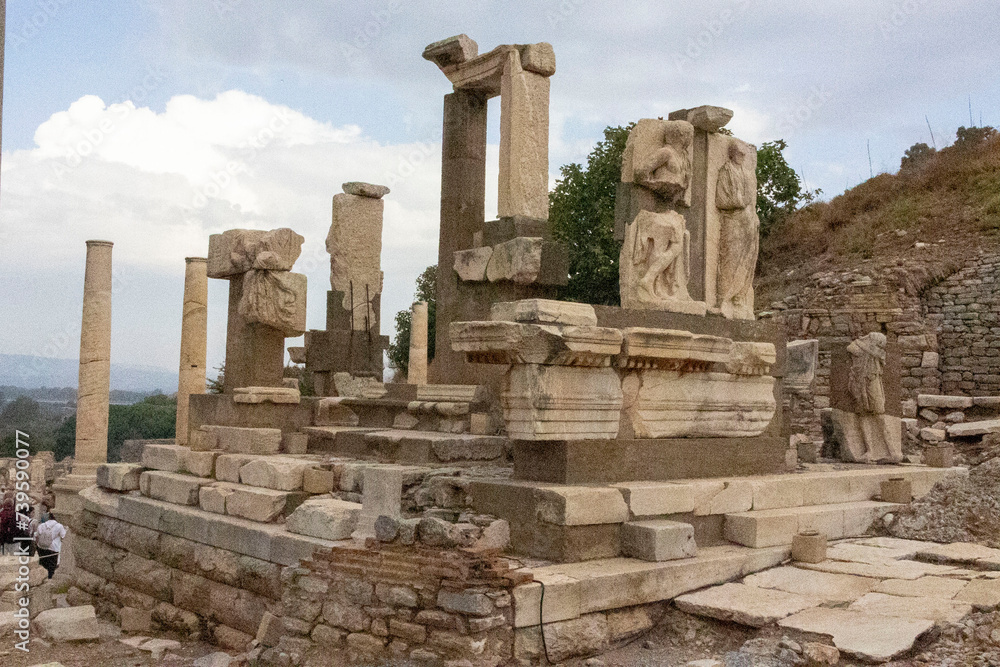 Ancient City of Ephesus. The Library *of Ephesus, Preservation of Ancient City