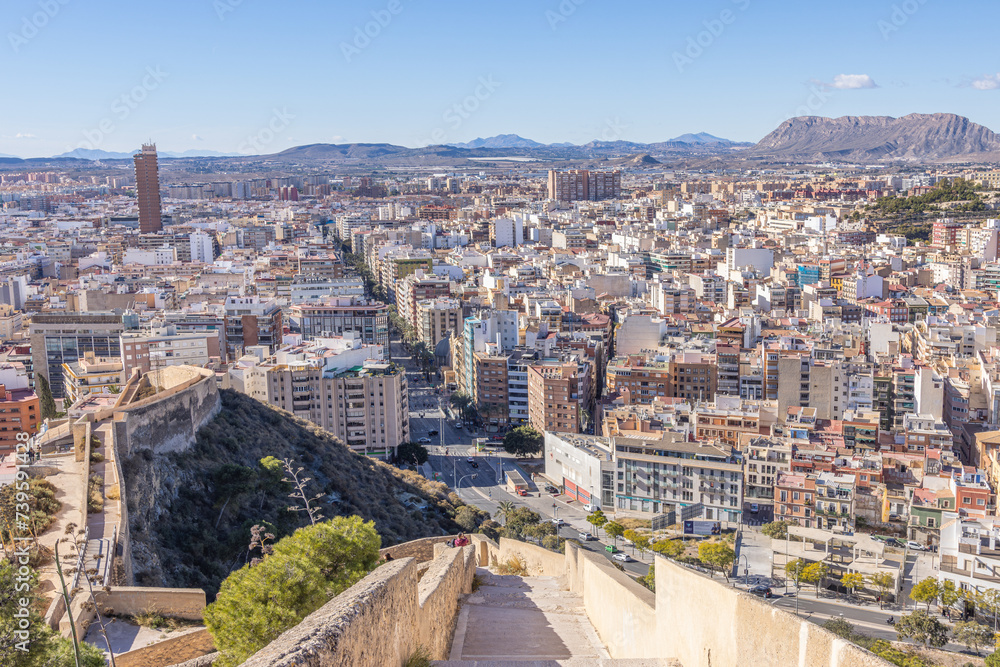 Fototapeta premium Alicante, Spain - January 5 2024 