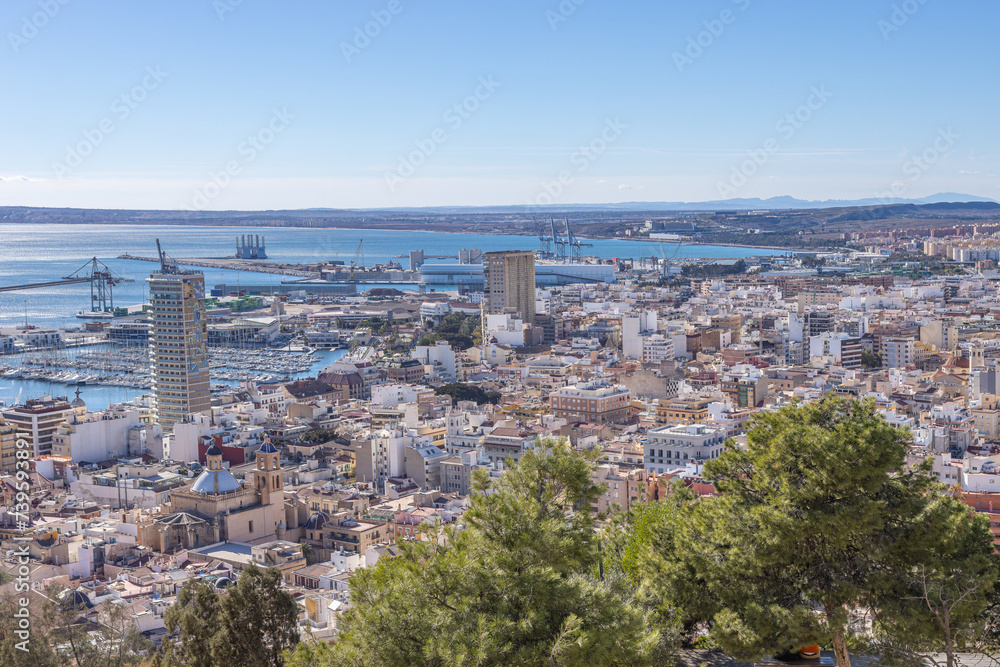 Fototapeta premium Alicante, Spain - January 5 2024 