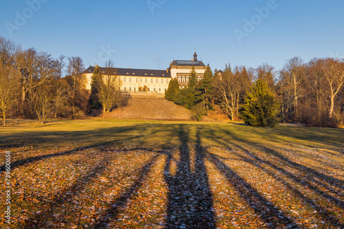 Zbiroh castle, medieval landmark in Region Pilsen in Czech Republic, Europe. photo