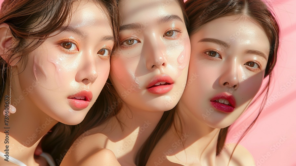 Beauty image of Asian women (skin care, body care, beauty salon) Beauty image of Asian women (skin care, body care, beauty salon)