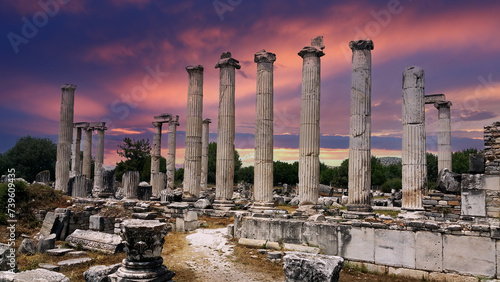 Aphrodisias was a small ancient Greek Hellenistic city in the historic Caria cultural region of western Anatolia, Turkey. photo