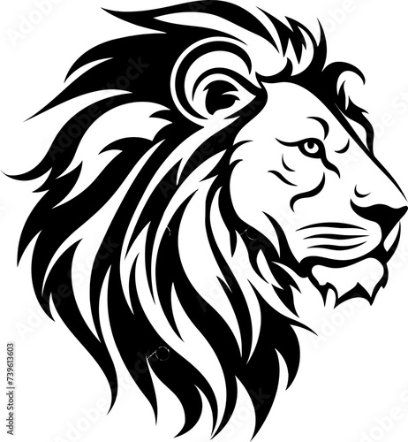 Handdrawn lion king tatto