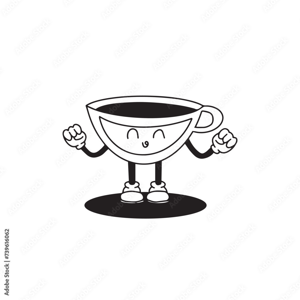 retro ice character design vector sign retro ice character design vector sign