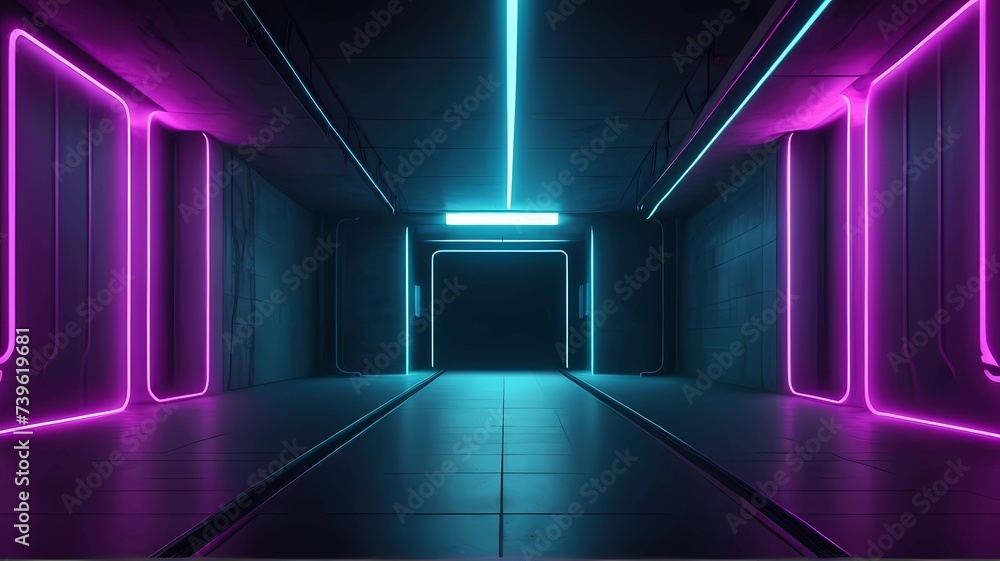 corridor in the room