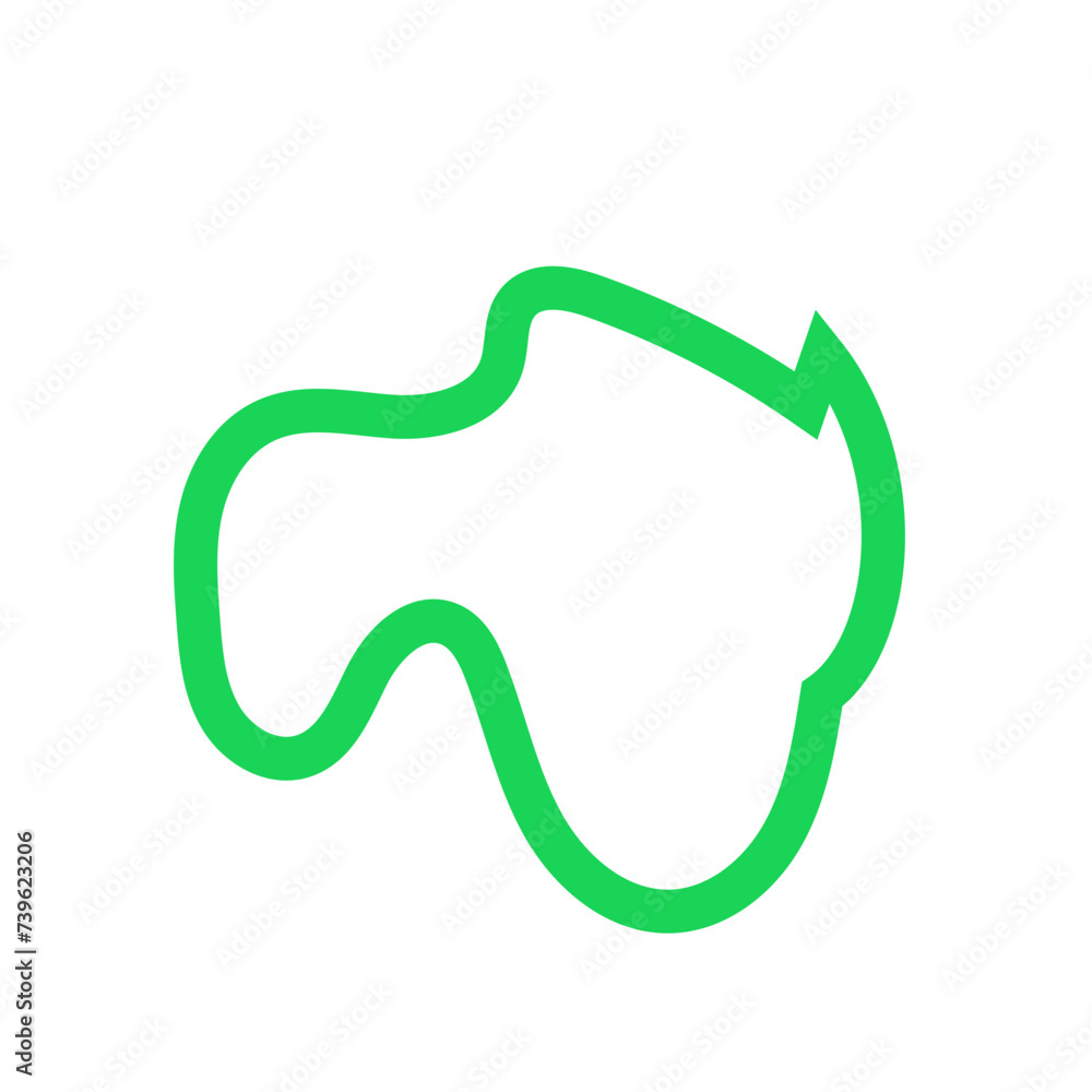Colourful Abstract shapes outlines Colourful Abstract shapes outlines