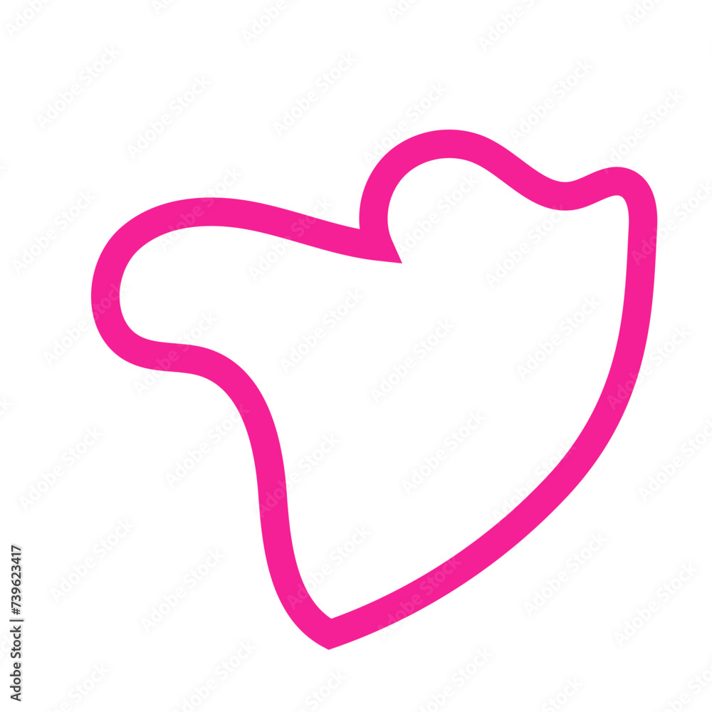 Colourful Abstract shapes outlines Colourful Abstract shapes outlines