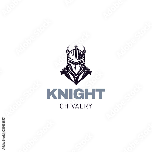 Knight warrior helmets, heraldry armor of gladiator and royal guardian, vector heraldic icons