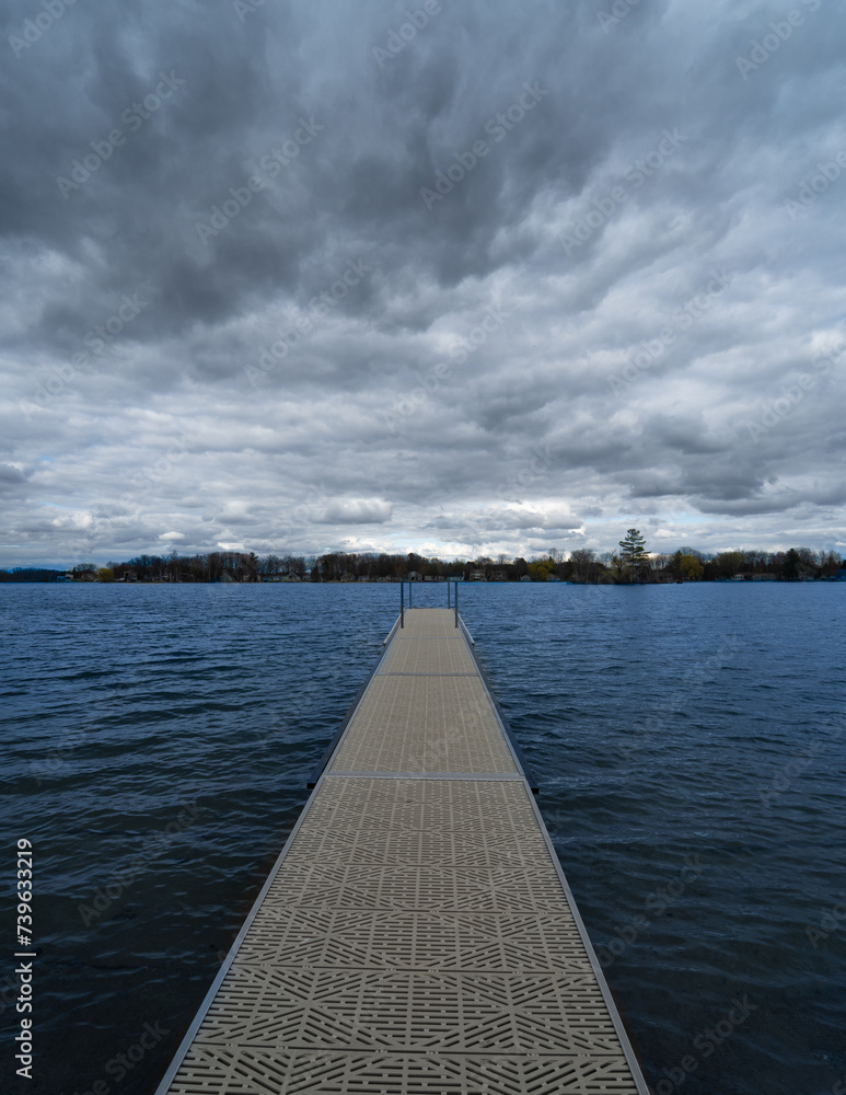pier on the lake pier on the lake