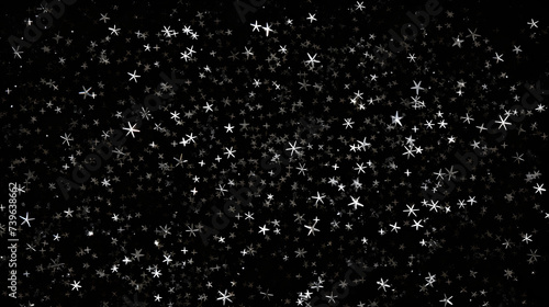 many white stars in the night sky