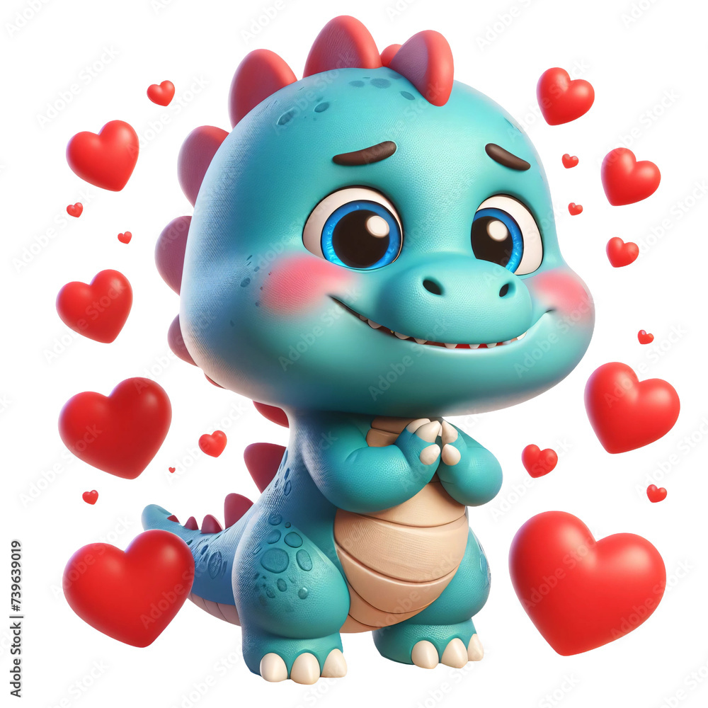 Naklejka premium Dinosaur Happy Valentines Day Shirt Png design, be mine cute funny valentine girl dinosaur sticker love png designs