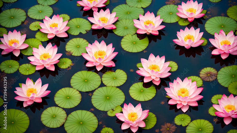 lilies in the pond lilies in the pond