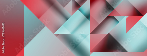 Captivating vector abstraction. Triangles interlock in mesmerizing dance, crafting dynamic geometric backdrop. Fusion of shapes and angles creates artful symphony of modern design