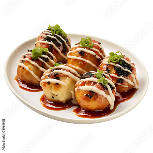 Transparent Background for Takoyaki, Maximizing Design Flexibility