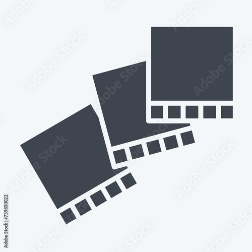 Icon Cardboard. related to Shoemaker symbol. glyph style. simple design editable. simple illustration