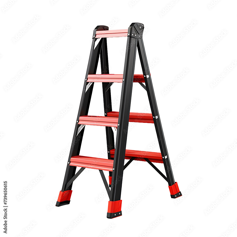 Stepladder Clarity Cutout for Precise and Well Defined Visual Elements Stepladder Clarity Cutout for Precise and Well Defined Visual Elements