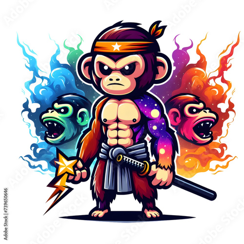 cartoon pirate with a sword