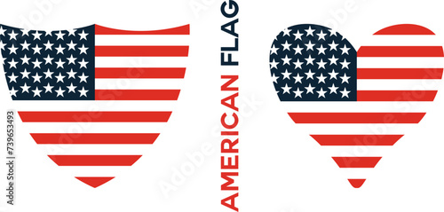 american blue red stripes star white national flag vector.fourth july usa independence day america government freedom symbol, united states patriotic nationhood liberty celebration illustration