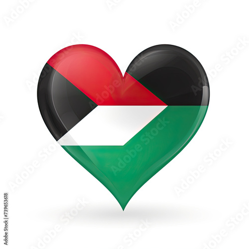 Palestine Heart, Colors of the Palestinian Flag Vector Free Download Palestine Heart, Colors of the Palestinian Flag Vector - GFXLoad