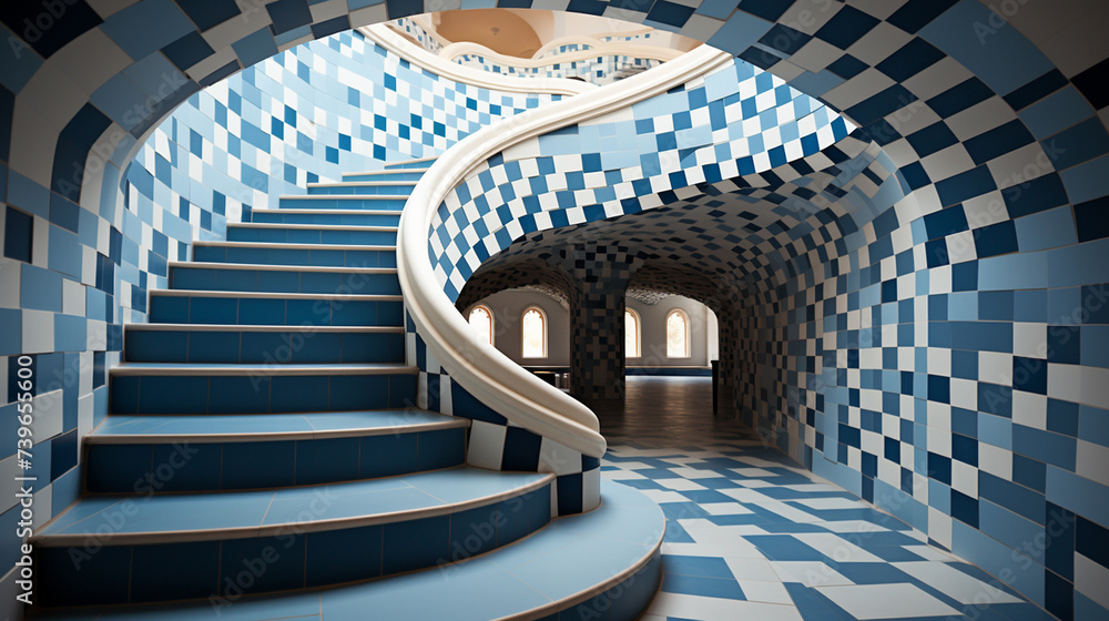 Fototapeta premium Spiral Patterns in Modern Design