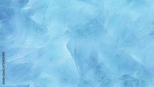 Glacial Frost Crystals Seamless Texture. AI Generated