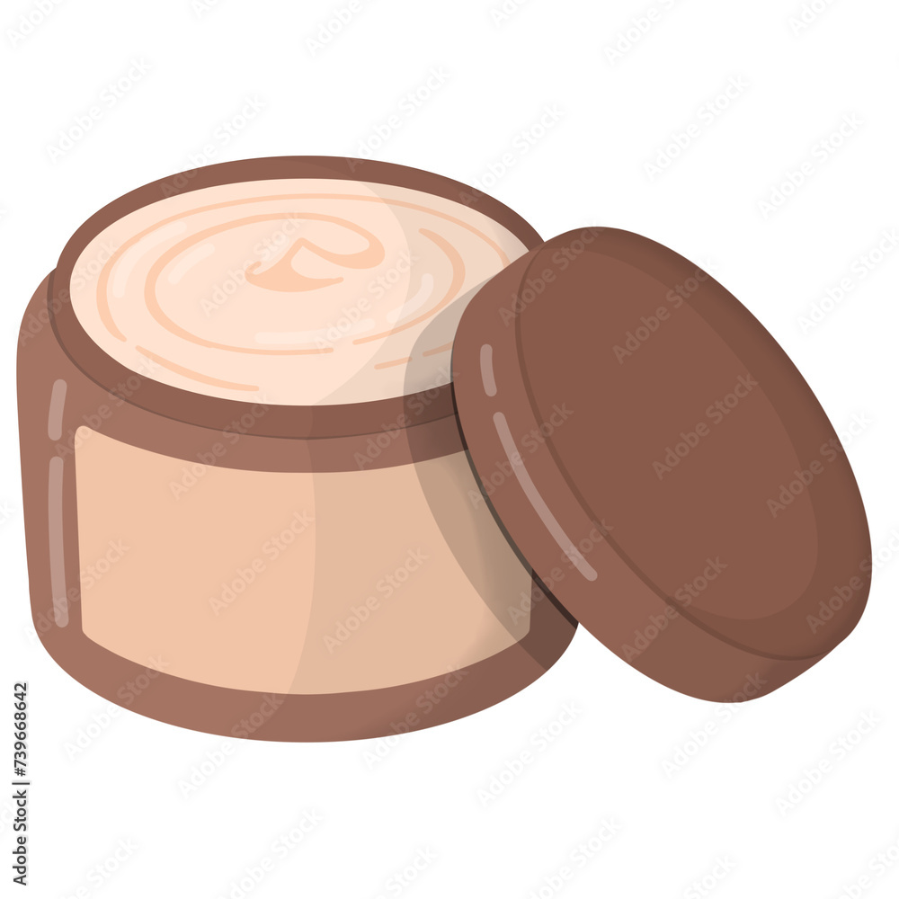 Skin care products illustration Skin care products illustration