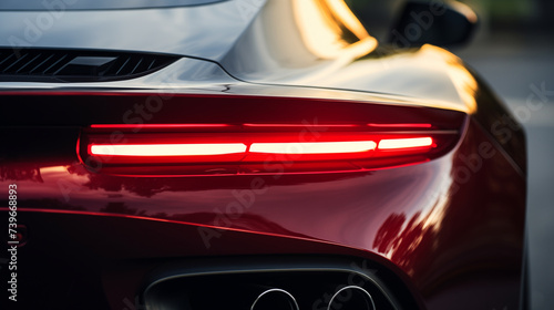 tail light of a luxury car © Ali