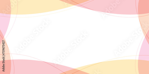 カラフルな色で囲まれた飾りフレーム