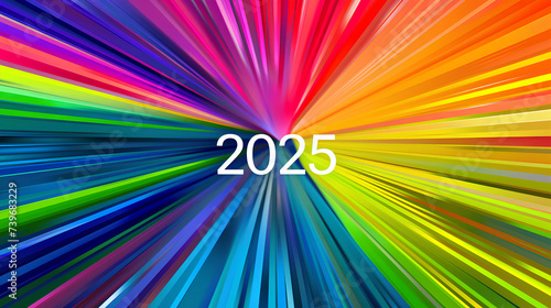 Starting New year with ambition 2025 and countdown challenge strategy in new year 2025 Concept