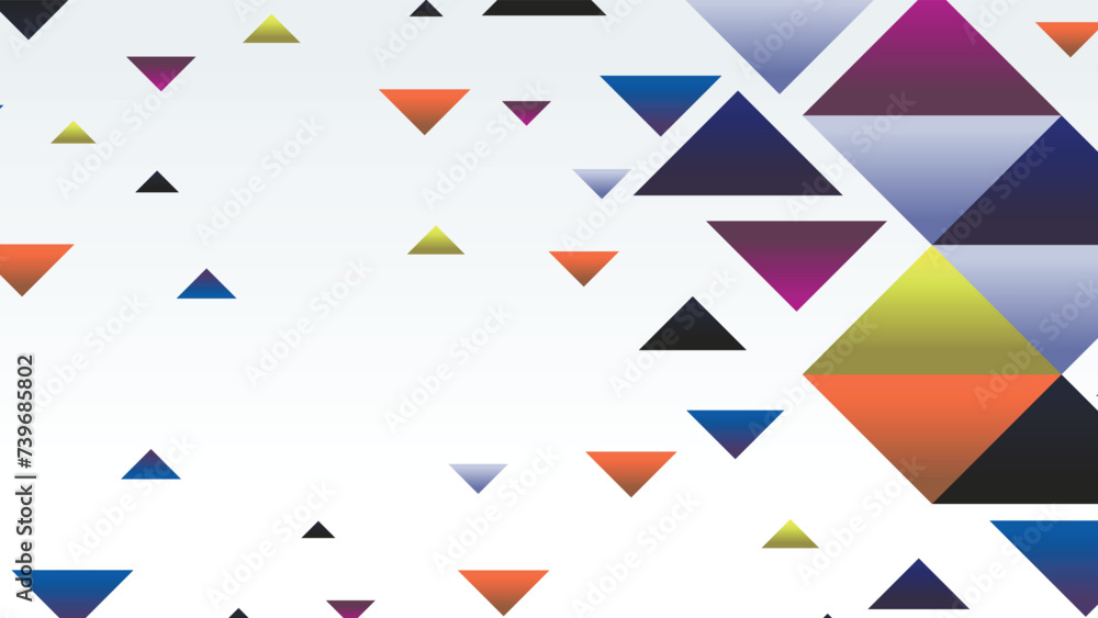 Abstract geometric shapes background with triangle Abstract geometric shapes background with triangle