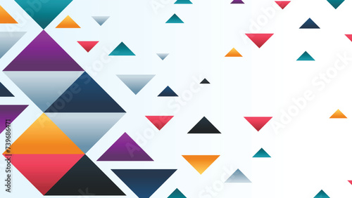 Free Download Abstract geometric shapes background with triangle - GFXLoad