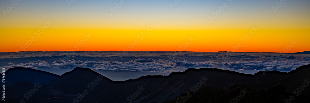 Haleakala National Park Panoramic, Sunrise