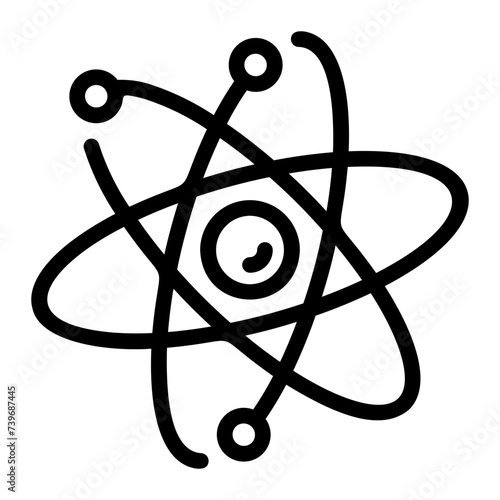 science Line Icon
