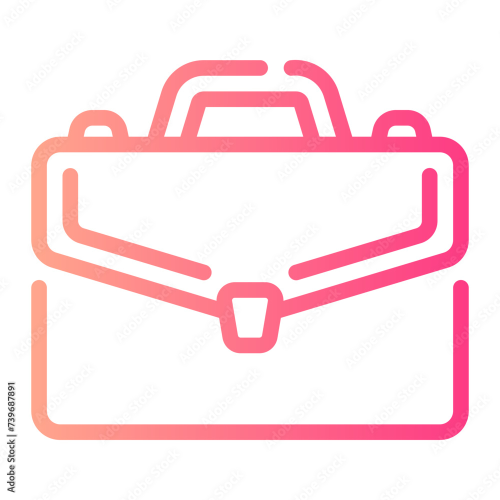 briefcase Line Gradient Icon