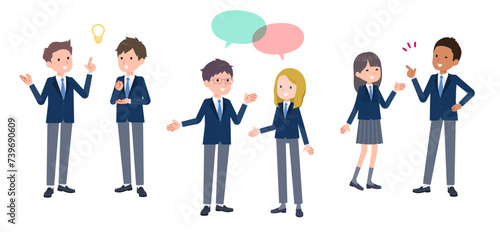 会話する学生たちA